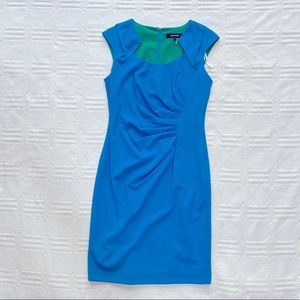 🦋 NWOT Bright Blue Midi Dress  |  Size 6